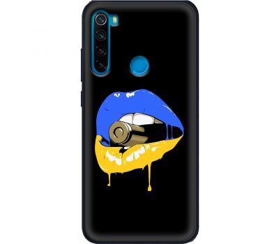 Чохол для Xiaomi Redmi Note 8 MixCase патріотичні пуля губи