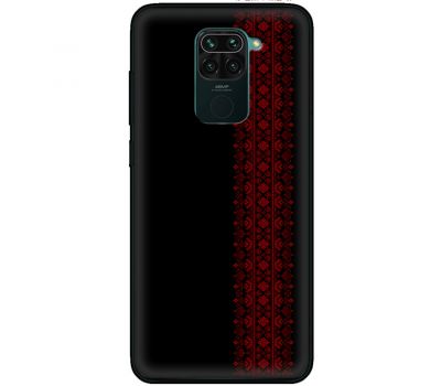 Чохол для Xiaomi Redmi Note 9 MixCase патріотичні червоний колір вишиванки