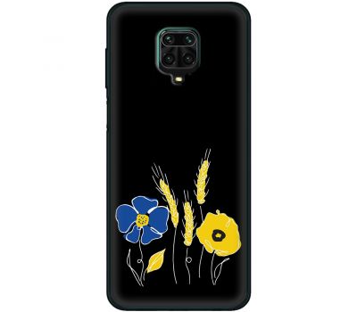 Чохол для Xiaomi Redmi Note 9S/9 Pro MixCase патріотичні квіти україни