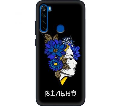 Чохол для Xiaomi Redmi Note 8T MixCase патріотичні вільна українка