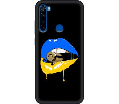 Чохол для Xiaomi Redmi Note 8T MixCase патріотичні пуля губи