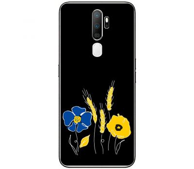 Чохол для Oppo A5 / A9 (2020) MixCase патріотичні квіти україни