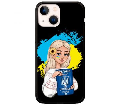 Чохол для iPhone 13 MixCase патріотичні паспорт українки