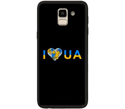 Чохол для Samsung Galaxy J6 2018 (J600) MixCase патріотичні I love UA