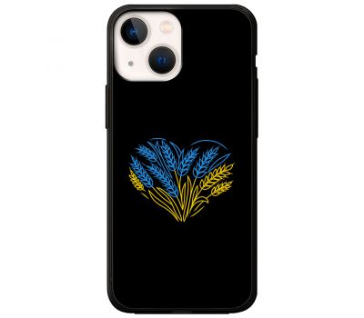 Чохол для iPhone 14 MixCase патріотичні синьо-жовта пшениця