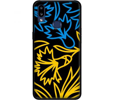 Чохол для Samsung Galaxy A10s (A107) MixCase патріотичні синє-жовта