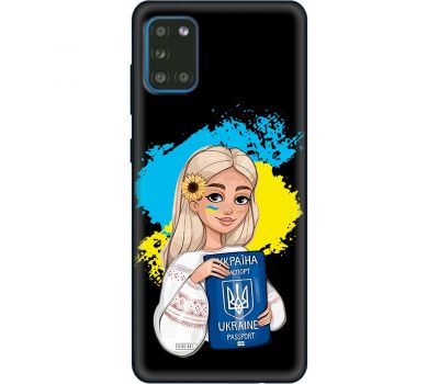 Чохол для Samsung Galaxy A31 (A315) MixCase патріотичні паспорт українки