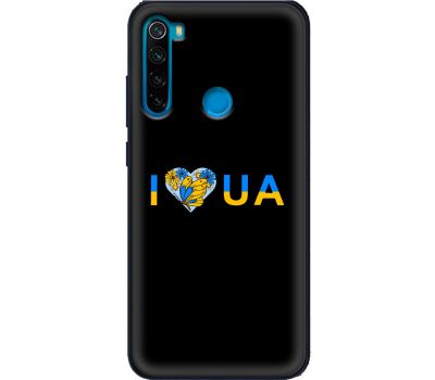 Чохол для Xiaomi Redmi Note 8 MixCase патріотичні I love UA