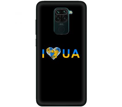 Чохол для Xiaomi Redmi Note 9 MixCase патріотичні I love UA