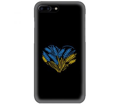 Чохол для iPhone 7 Plus / 8 Plus MixCase патріотичні синьо-жовта пшениця