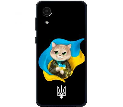 Чохол для Samsung Galaxy A03 Core (A032) MixCase патріотичні котик зелені очі