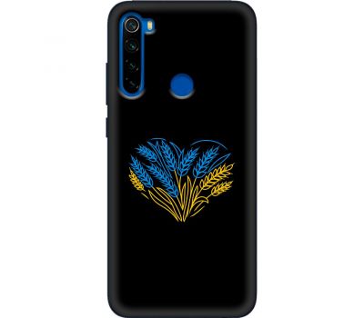 Чохол для Xiaomi Redmi Note 8T MixCase патріотичні синьо-жовта пшениця