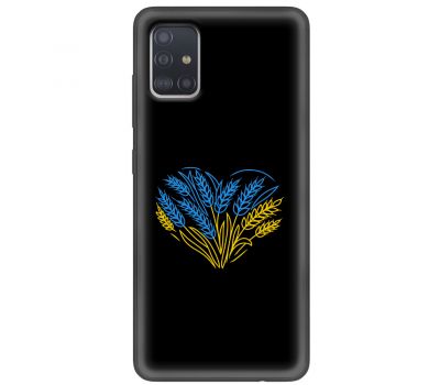 Чохол для Samsung Galaxy A51 (A515) / M40s MixCase патріотичні синьо-жовта пшениця