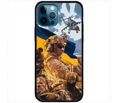 Чохол для iPhone 12 Pro MixCase патріотичні бійці України