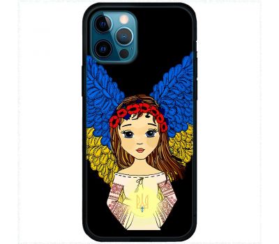 Чохол для iPhone 12 Pro MixCase патріотичні українка ангел