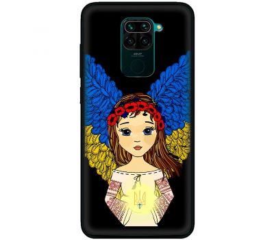 Чохол для Xiaomi Redmi Note 9 MixCase патріотичні українка ангел