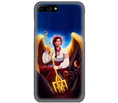 Чохол для iPhone 7 Plus / 8 Plus MixCase патріотичні українка ангел з тризубо