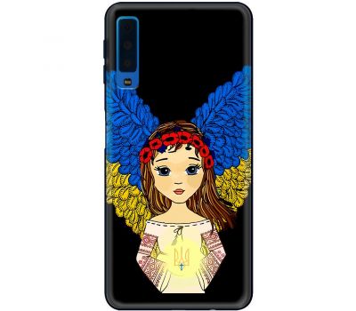 Чохол для Samsung Galaxy A7 2018 (A750) MixCase патріотичні українка ангел