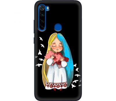 Чохол для Xiaomi Redmi Note 8T MixCase патріотичні Україна в обіймах