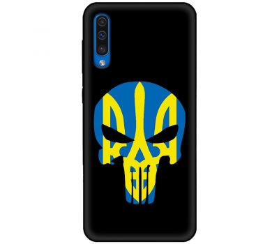 Чохол для Samsung Galaxy A50/A50s/A30s MixCase патріотичні жовто-блакитний череп