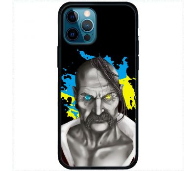 Чохол для iPhone 12 Pro MixCase патріотичні козак з чубом