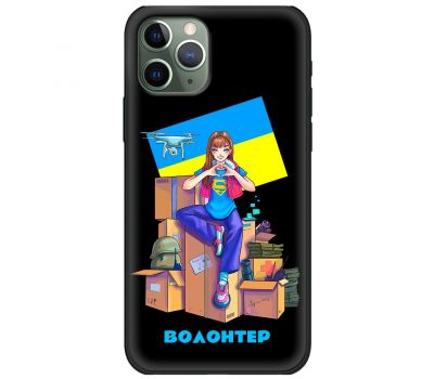 Чохол для iPhone 11 Pro Max MixCase патріотичні волонтер