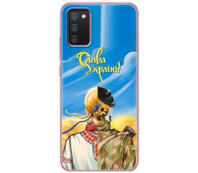 Чохол для Samsung Galaxy A02S (A025) MixCase патріотичні Слава Україні