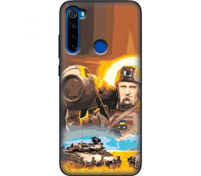 Чохол для Xiaomi Redmi Note 8T MixCase патріотичні Шевченко з Javelin