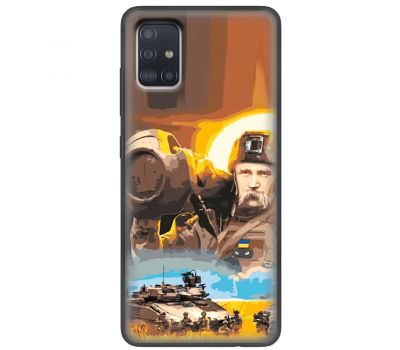 Чохол для Samsung Galaxy A51 (A515) MixCase патріотичні Шевченко з Javelin