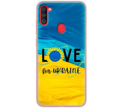 Чохол для Samsung Galaxy A11 (A115) / M11 (M115) MixCase патріотичні love Ukraine