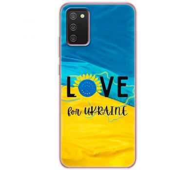 Чохол для Samsung Galaxy A02S (A025) MixCase патріотичні love Ukraine