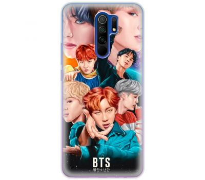 Чохол для Xiaomi Redmi 9 MixCase BTS у космосі