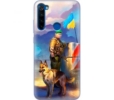 Чохол для Xiaomi Redmi Note 8T MixCase патріотичні прикордонники