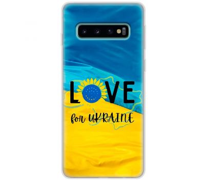 Чохол для Samsung Galaxy S10 (G973) MixCase патріотичні love Ukraine