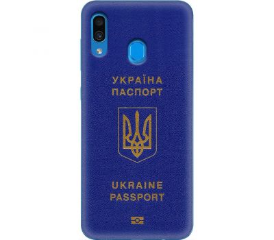 Чохол для Samsung Galaxy A20 / A30 MixCase патріотичні Україна паспорт