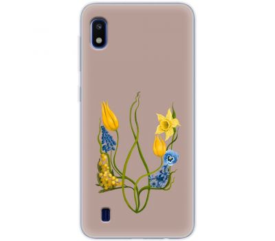 Чохол для Samsung Galaxy A10 (A105) MixCase патріотичні квіти у формі герба