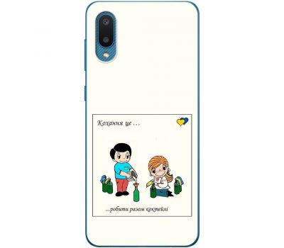 Чохол для Samsung Galaxy A02 (A022) MixCase патріотичні робити разом