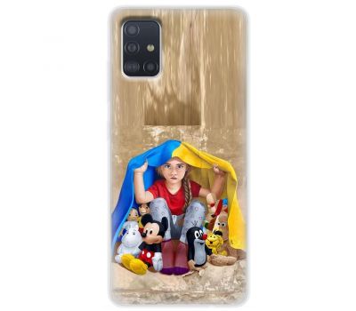 Чохол для Samsung Galaxy A51 (A515) MixCase патріотичні Україна захисник