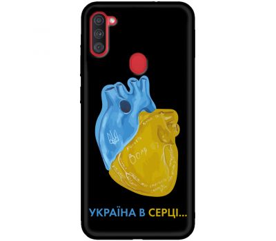 Чохол для Samsung Galaxy A11 (A115) / M11 (M115) MixCase патріотичні Україна в серці