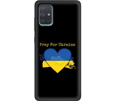 Чохол для Samsung Galaxy A71 (A715) MixCase патріотичні pray for Ukrain