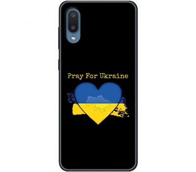 Чохол для Samsung Galaxy A02 (A022) MixCase патріотичні pray for Ukraine