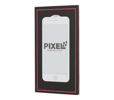 Захисне скло для iPhone 6 / 6s Full Screen Pixel біле