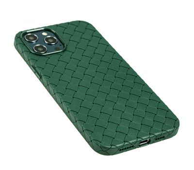 Чохол для iPhone 12 Pro Max Weaving case зелений 2957364