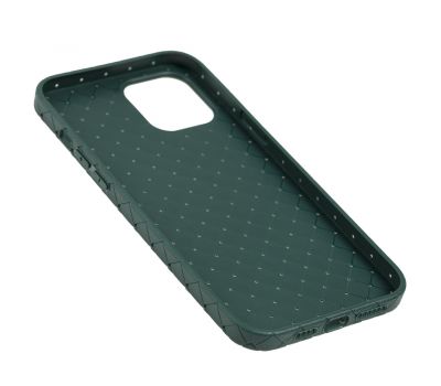 Чохол для iPhone 12 Pro Max Weaving case зелений 2957365