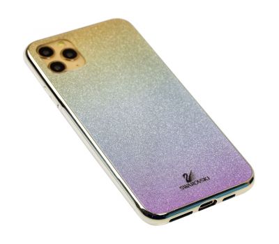 Чохол для iPhone 11 Pro Max Sw glass золотисто/сріблясто/рожевий 2957328
