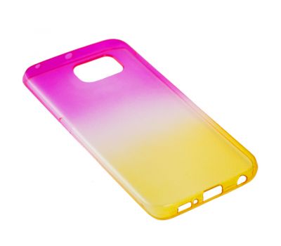 Чохол для Samsung Galaxy S6 edge(G925) рожево жовтий 2958622