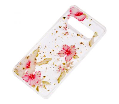 Чохол для Samsung Galaxy S10+ (G975) Flowers Confetti "китайська троянда" 2958558