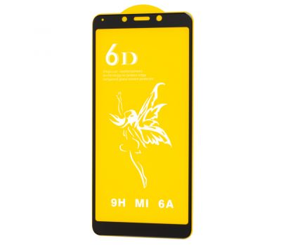 Захисне скло 6D Premium для Xiaomi Redmi 6/6A чорне (OEM)