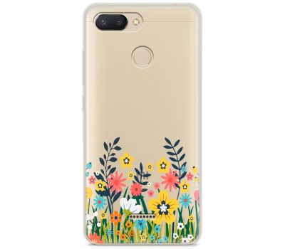 Чохол для Xiaomi Redmi 6 Mixcase квіткове поле