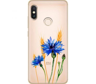 Чохол для Xiaomi Redmi Note 5 / 5 Pro Mixcase квіти волошки в колосках